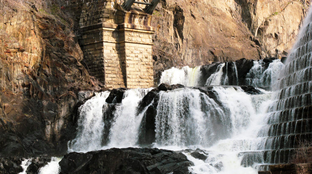 spillway and waterfall, croton dam